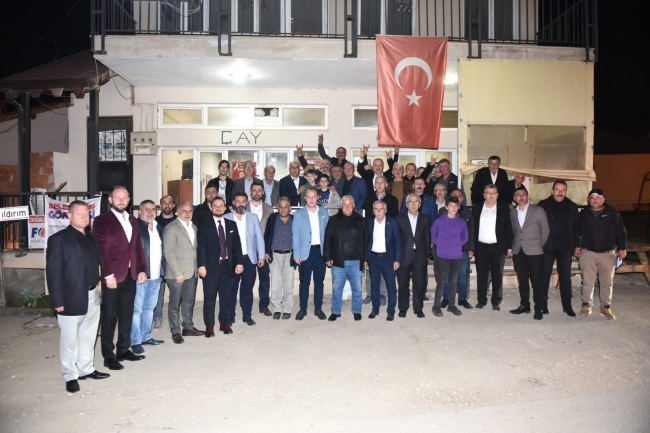 Davut Aydın seçim çalışmalarını sürdürüyor