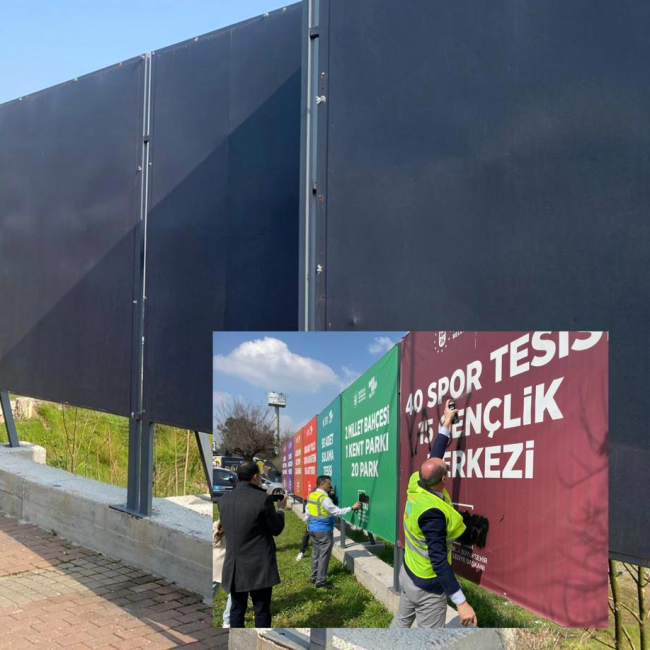 İYİ Parti Bursa: Afişler apar topar kaldırıldı