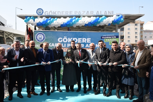 Bursa'da Gökdere Çarşısı yeni yüzüyle hizmete girdi