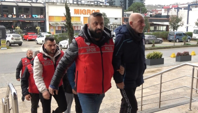 Olaylı maçta 7 kişi adliyeye getirildi