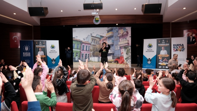 İnegöllü miniklerin ramazan misafiri 'Rafadan Tayfa'