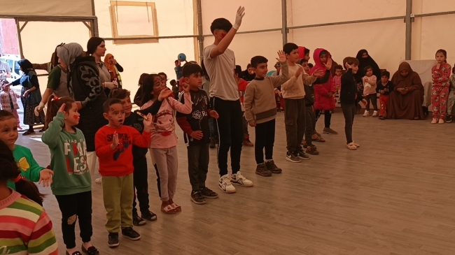 Konteyner kentte çocuk şenliği düzenlendi