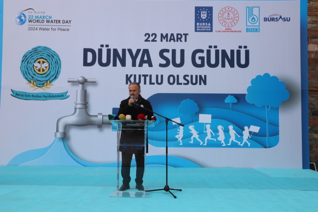 Bursa'da 'Dünya Su Günü' yürüyüşü gerçekleştirildi