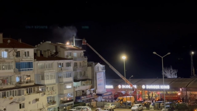 Bursa'da balıkçı restoranında korkutan yangın