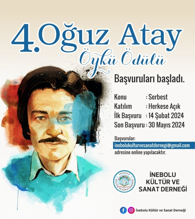 4. Oğuz Atay Öykü Ödülü yarışması düzenlenecek