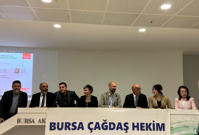 Bursa Çağdaş Hekim Grubu adaylarını tanıttı!