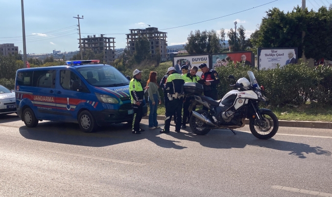 Mersin'de trafik kazası! 2 yaralı