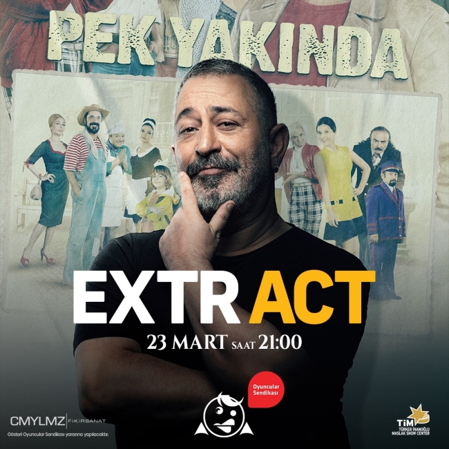 Cem Yılmaz, yeni gösterisinin gelirlerini Oyuncular Sendikası'na bağışladı