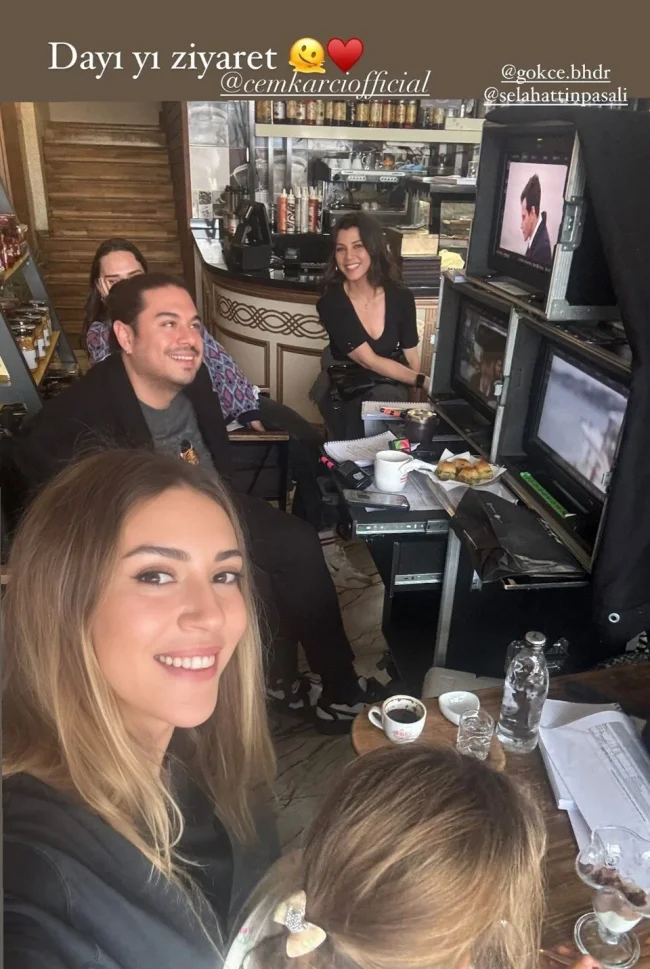 Sinem Kobal'dan Ömer setine ziyaret