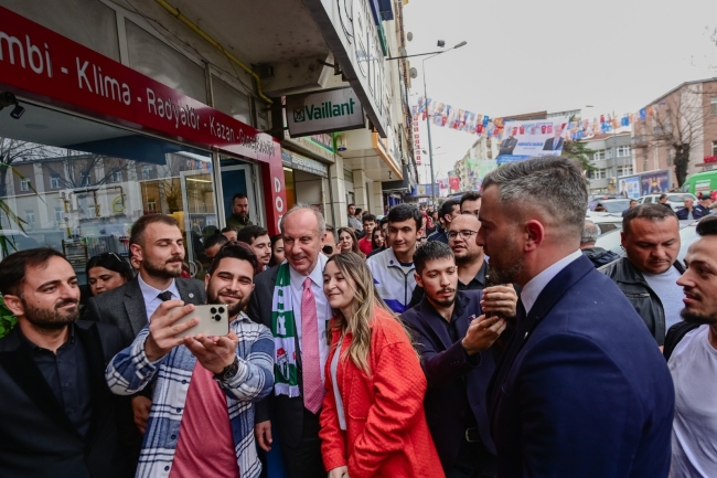 Muharrem İnce, Bursa'da esnafla buluştu