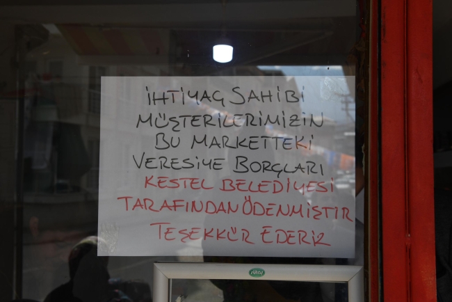 Kestel Belediyesi sosyal destek projesiyle gönüllere dokundu