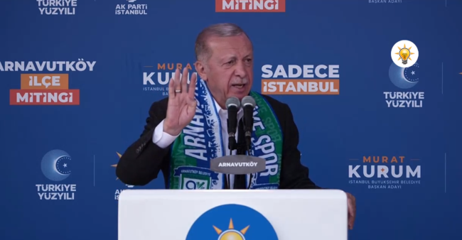 Cumhurbaşkanı Recep Tayyip Erdoğan Arnavutköy'de konuştu