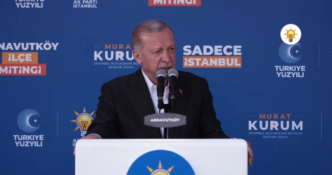 Cumhurbaşkanı Recep Tayyip Erdoğan Arnavutköy'de konuştu