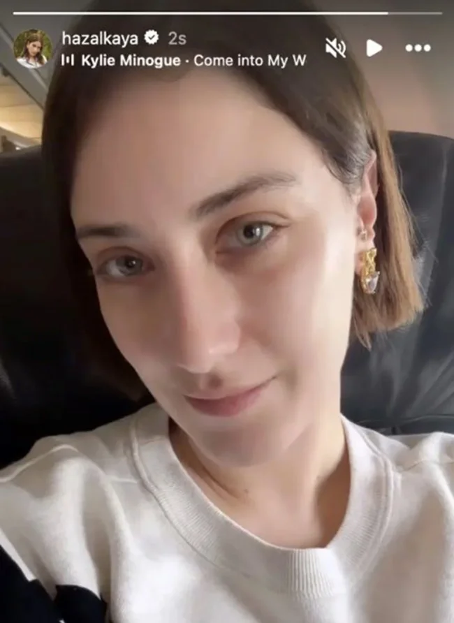 Hazal Kaya'dan yeni imaj