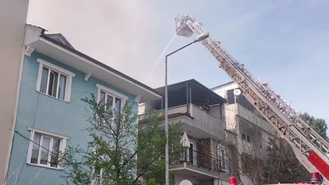 Bursa'da korkutan yangın