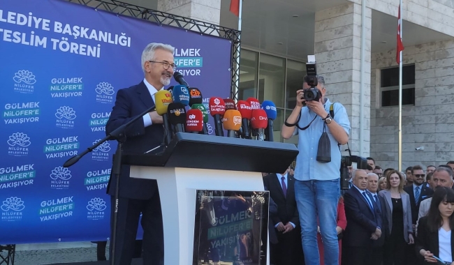 Nilüfer'de devir teslim töreni yapıldı