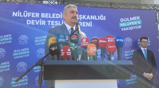 Nilüfer'de devir teslim töreni yapıldı