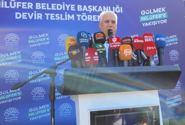 Nilüfer'de devir teslim töreni yapıldı