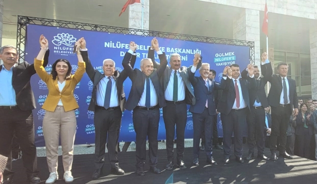 Nilüfer'de devir teslim töreni yapıldı