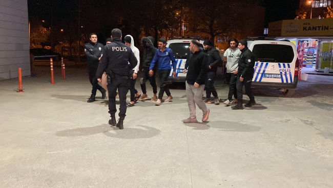 Bursa'da kavga eden şüpheliler kaçak göçmen çıktı