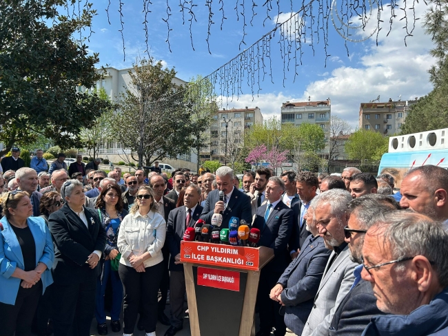 CHP Bursa'dan saldırıya ilişkin açıklama