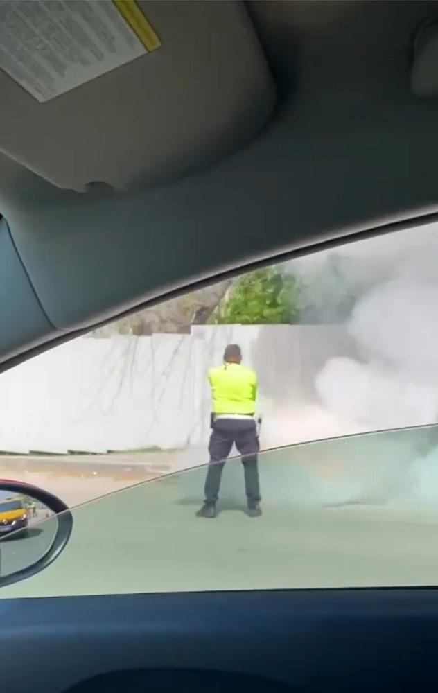 Bursa'da motosiklet küle döndü!