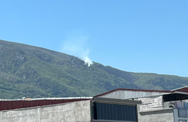 Uludağ teleferik bölgesinde korkutan yangın!