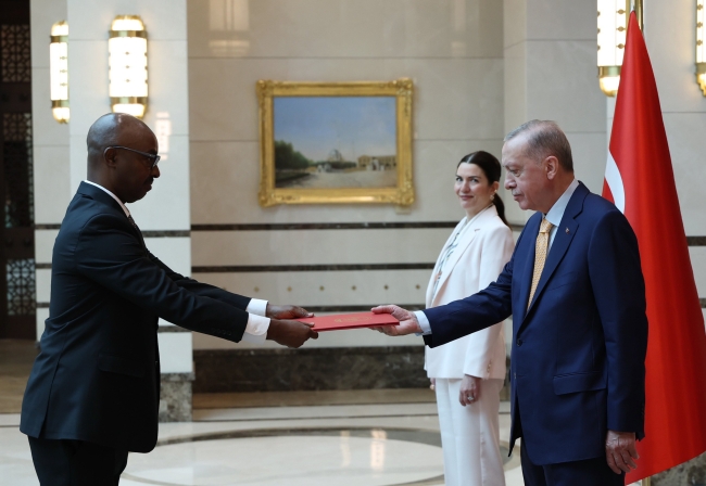 Cumhurbaşkanı Erdoğan büyükelçileri kabul etti