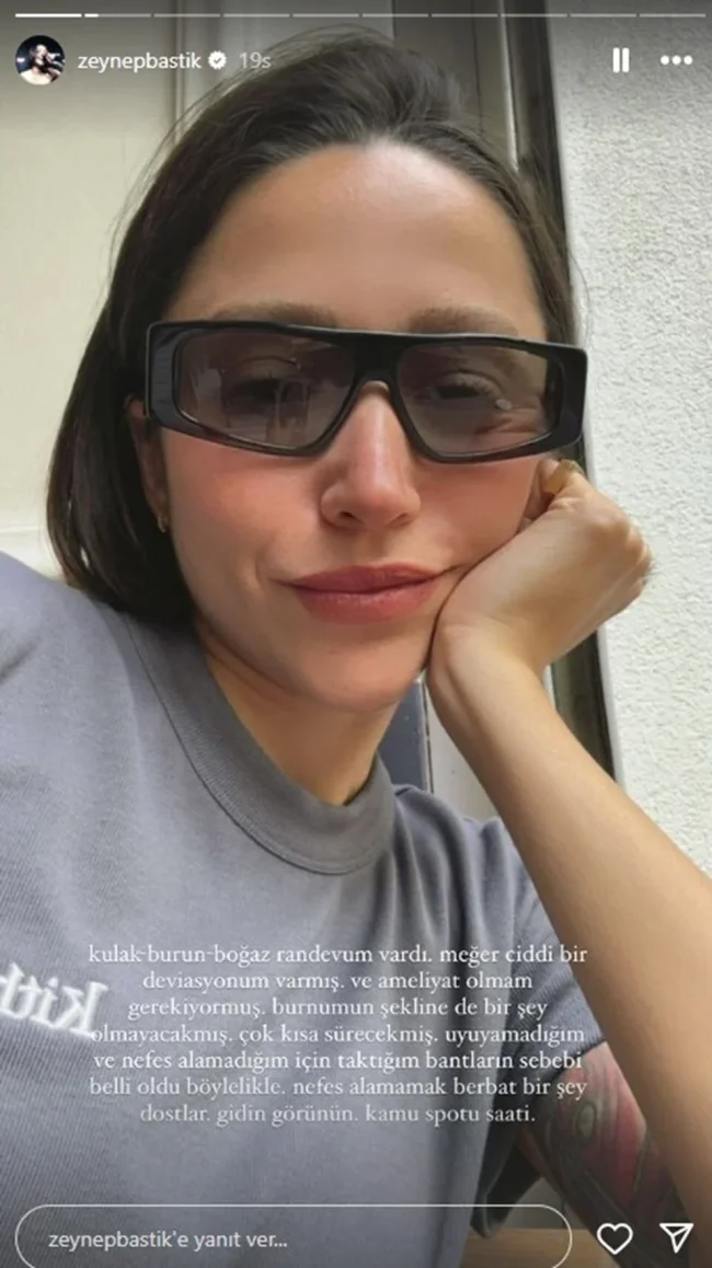 Zeynep Bastık ameliyat olacağını duyurdu
