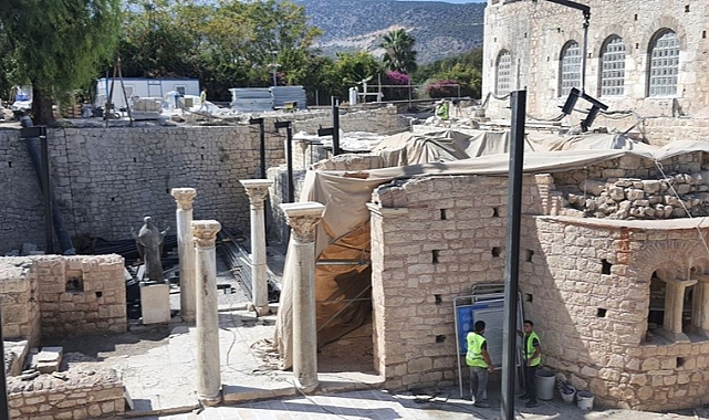 Noel Baba Kilisesi'nde yeni buluntulara rastlandı