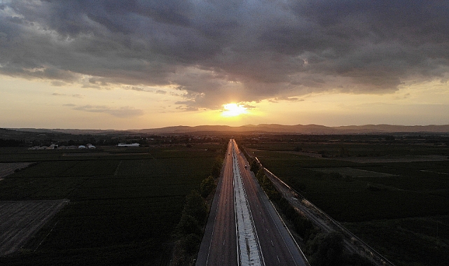 Gün batımı hayran bıraktı