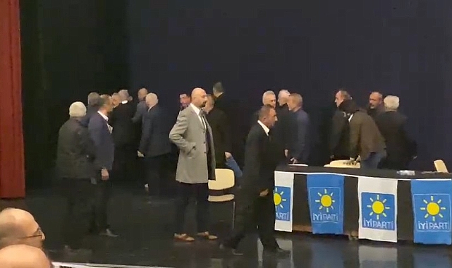 İYİ Parti'nin Rize Merkez İlçe Kongresinde kavga çıktı