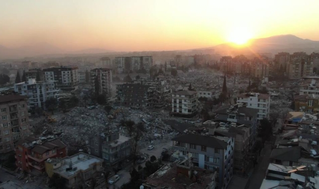 Hatay'daki yıkım gözler önüne serildi...