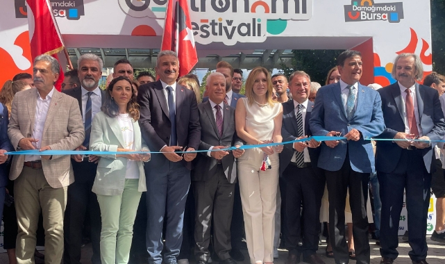 Bursa Uluslararası Gastronomi Festivali büyük bir coşkuyla başladı