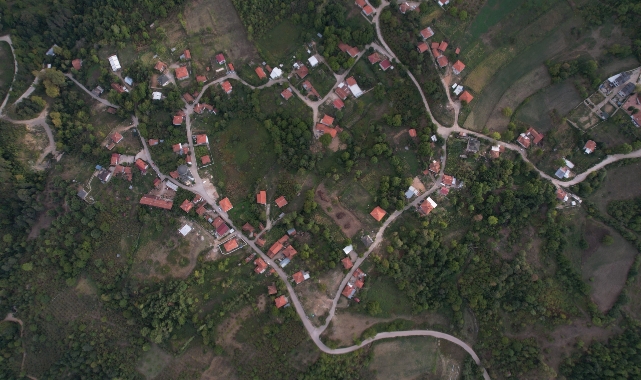 Kalp şeklindeki köy