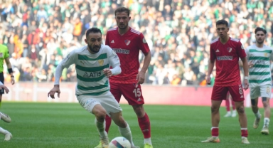 Bursaspor-Düzcespor maçından kareler...