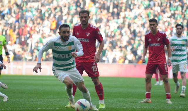 Bursaspor-Düzcespor maçından kareler...