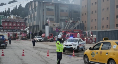 Uludağ'da Kervansaray Otel'de yangın