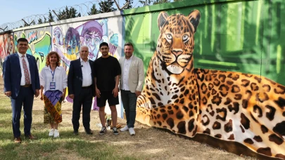 Bursa'da Graffiti Şenliği'nden renkli görüntüler