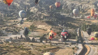 27 ülkeden 38 balon gökyüzünü süsledi!
