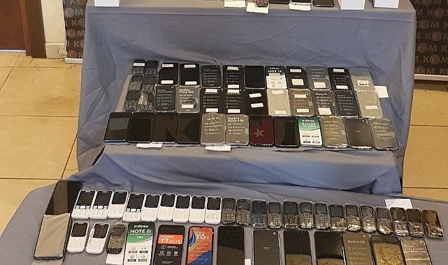 264 adet gümrük kaçağı cep telefonu bulundu
