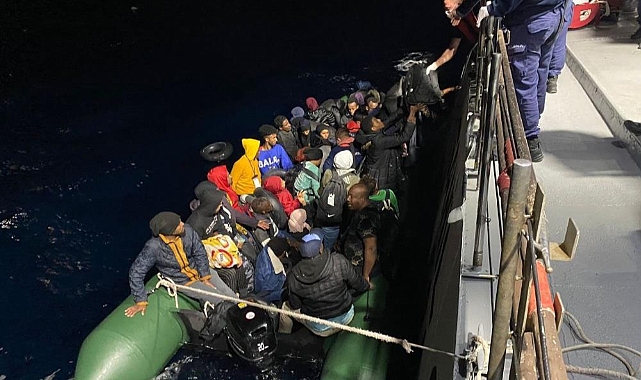 38 düzensiz göçmen kurtarıldı