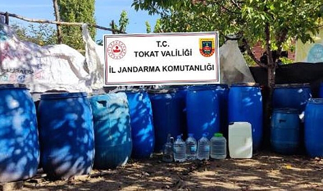 5 ton sahte alkol ele geçirildi