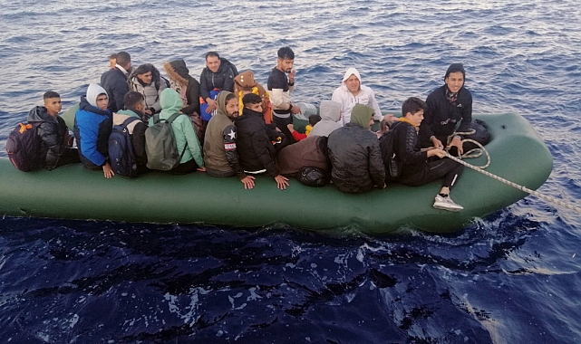 58 düzensiz göçmen kurtarıldı