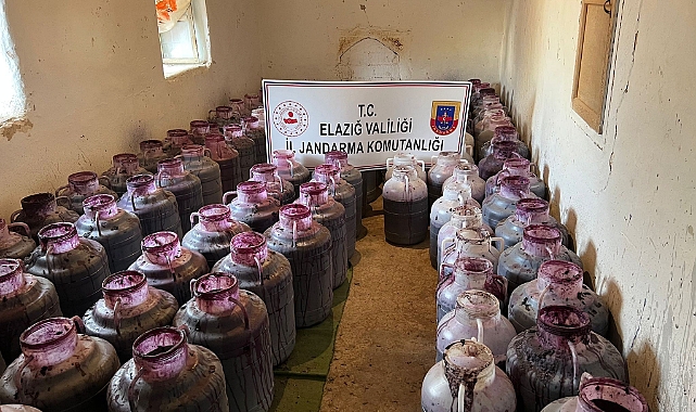 8 ton kaçak şarap ele geçirildi