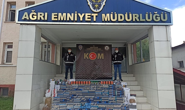 Ağrı’da gümrük kaçağı ürün operasyonu