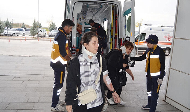 Aksaray'da öğretmenler okul dönüşü kaza yaptı