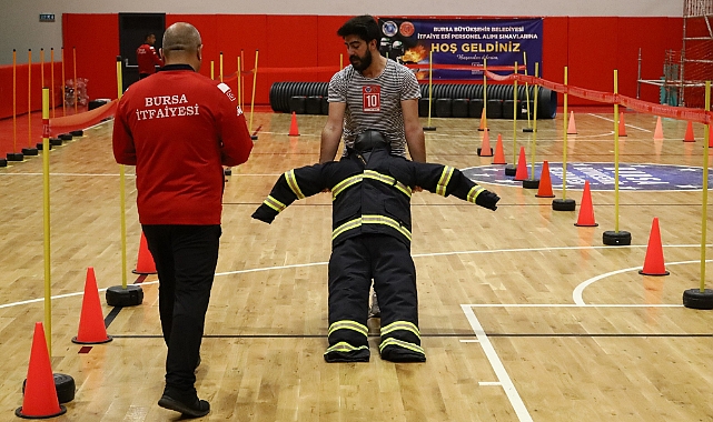 Alev savaşçısı olmak için ter döktüler