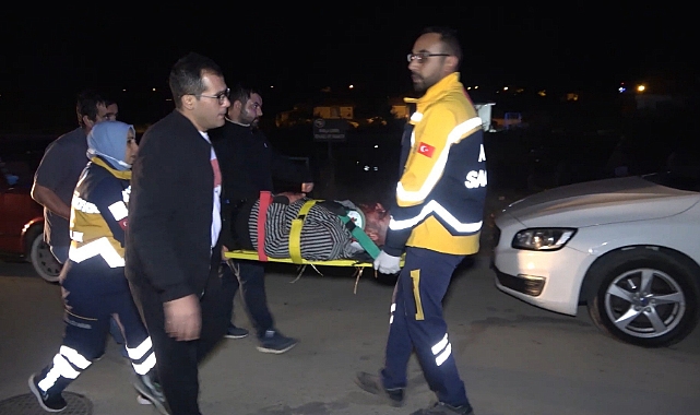 Alkollü sürücü otomobiliyle dereye uçtu