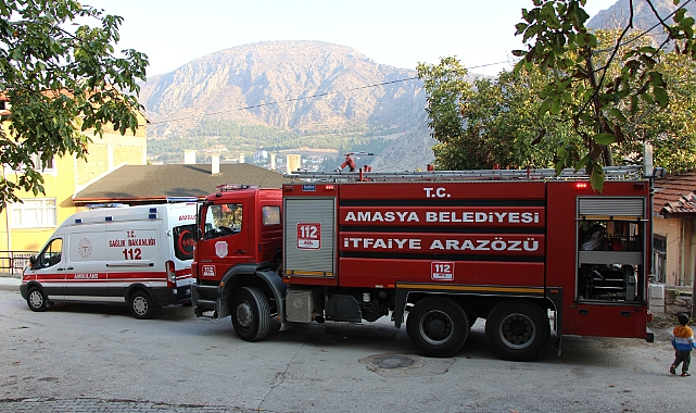 Amasya'da, elektrikli ısıtıcıdan çıkan yangında can verdi